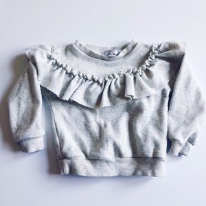 Babygirl frilly sweatshirt